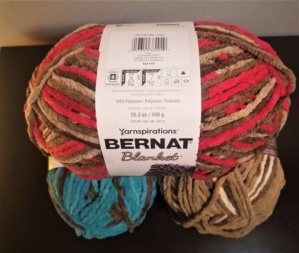 Bernat Blanket Yarn Various Colors Etsy