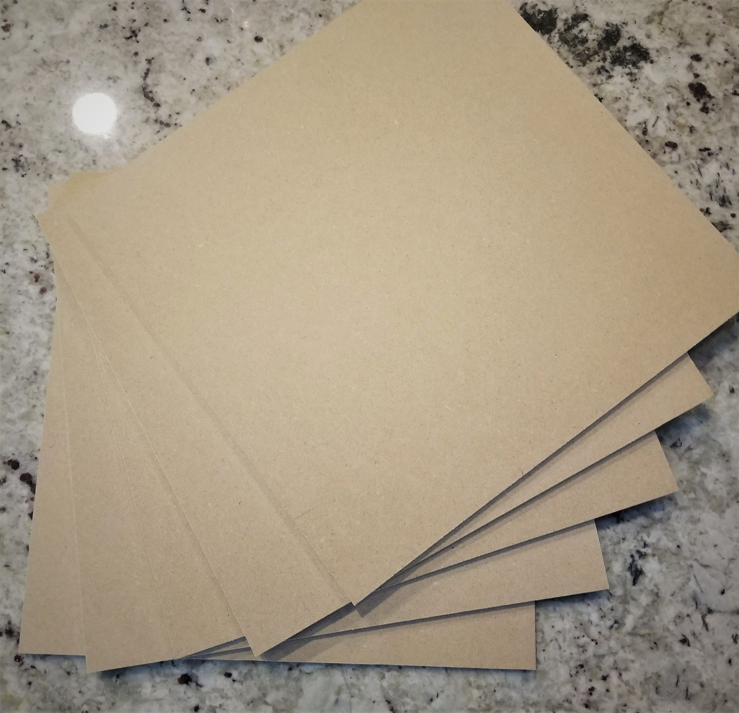 12 x 12 1/4 thickness MDF boards for Etsy