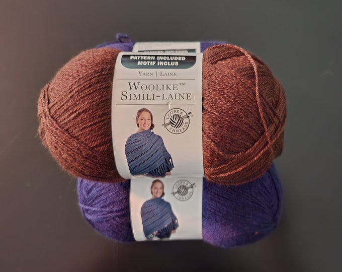 Loops and Threads Woolike Simililaine Etsy