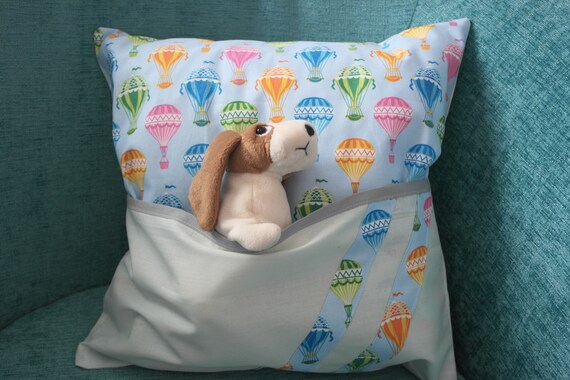 teddy cuddle cushion