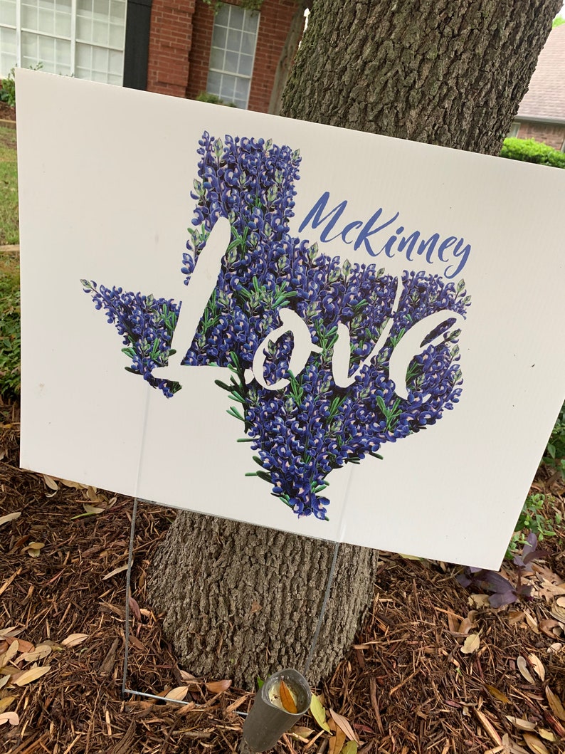Love YARD Signmckinney Texas ONLY Etsy