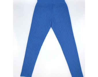 Leggings básicos de punto acanalado de colores con bolsillos/Leggings lisos de talle alto con bolsillos/Leggings gruesos y cálidos de punto trenzado.