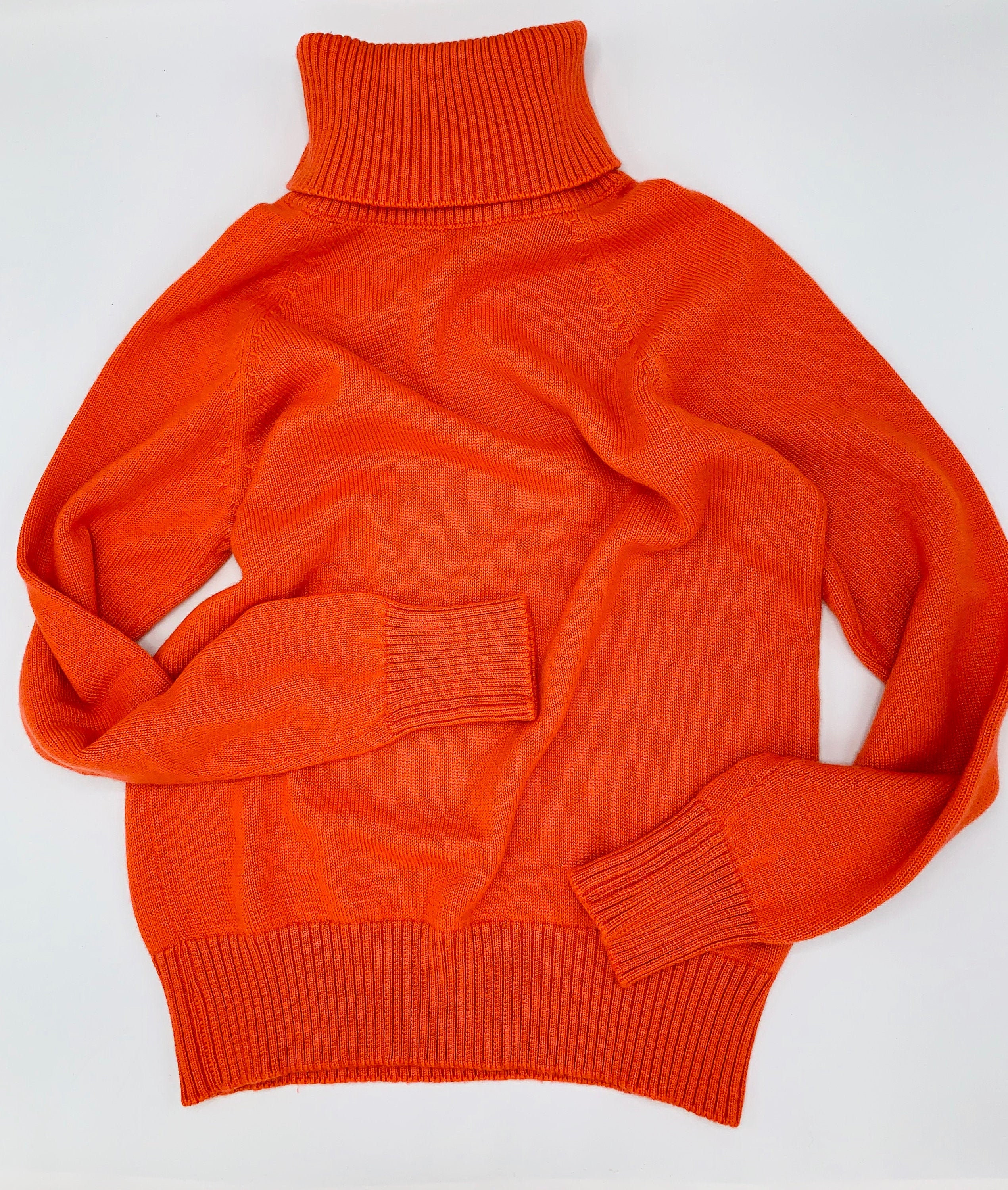 Orange Turtleneck - Etsy Singapore