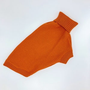 Pet Cotton Sweater / Turtleneck Dog Sweater / Pets Knitting Apparel