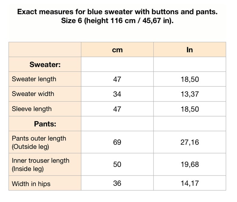 Blue sweater with buttons and joggers pants Merino wool Wide leg pants Knitted baby clothes Long sleeve Knitted set IN STOCK image 10