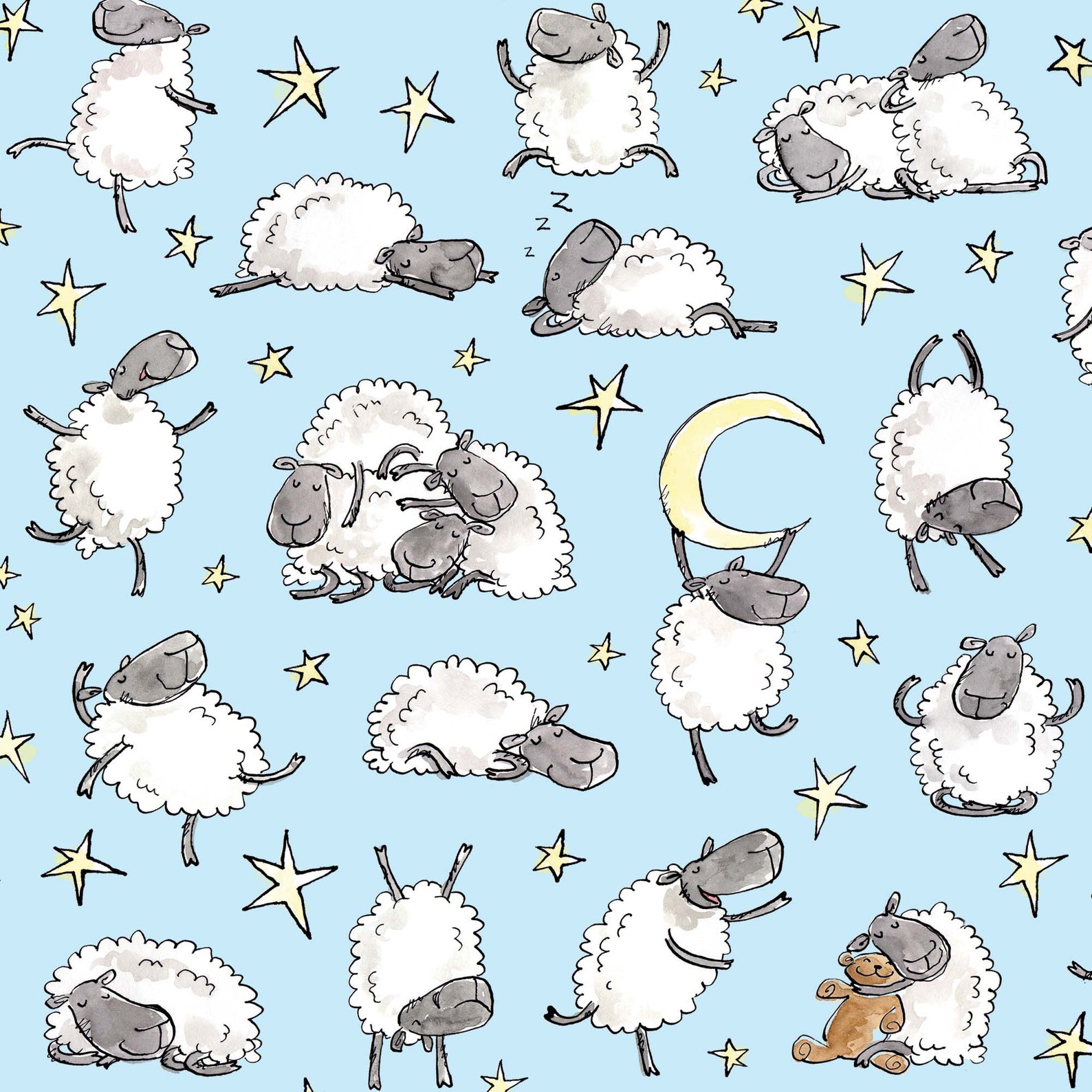 Fun Sheep Wrapping Paper Gift Wrap Cute Sheep Wrap Gift Etsy