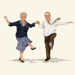 Custom Watercolor Family Portrait: Unique Hand-Painted Illustration