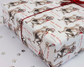 Gollum wrapping paper, Wrapping paper, Lord of the rings, Gift wrap, My precious, Christmas wrapping paper, Gollum: LOTR