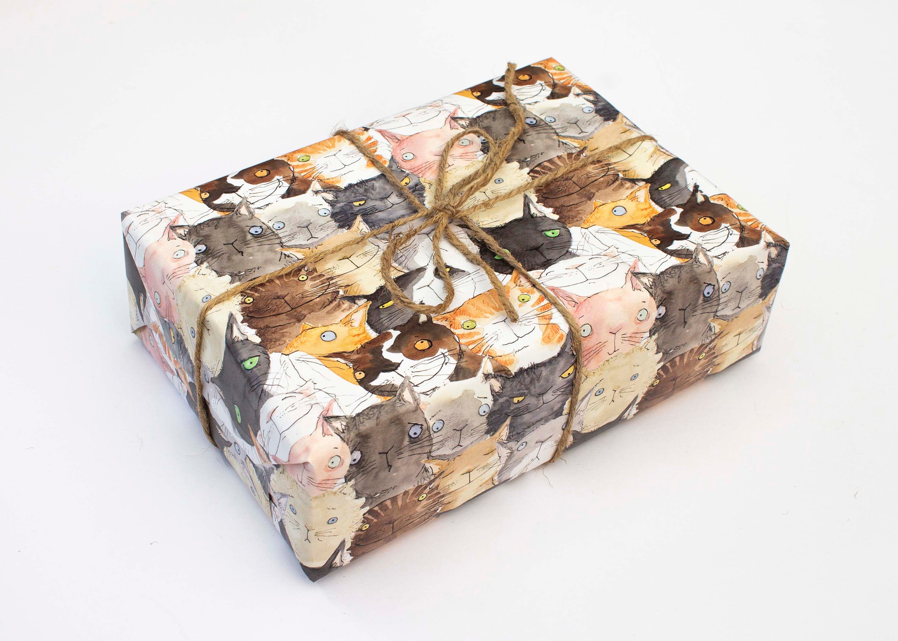 Cat Wrapping Paper Wrapping Paper Cute Cats Gift Wrap Cat Etsy