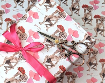 Gollum 'My Precious' Gift Wrap - Lord of the Rings Valentine