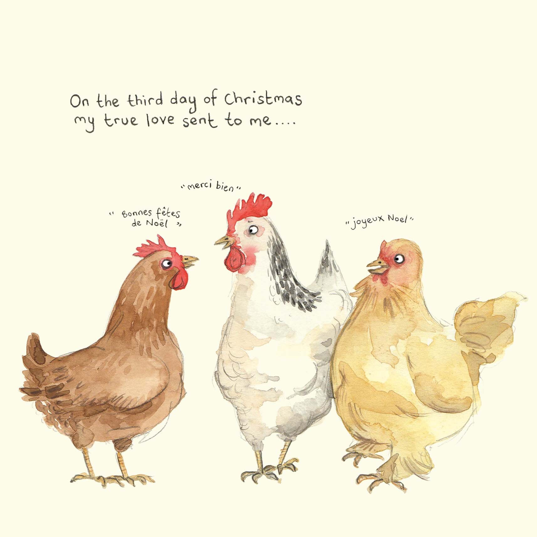 365 Christmas Cute Witty Hens Three French Hen Christmas Funny Xmas Gift Throw Pillow Zone Multicolor 18x18 365 Christmas Cute Witty Hens Three French Hen Christmas Funny Xmas Gift Throw Pillow Zone Multicolor 18x18