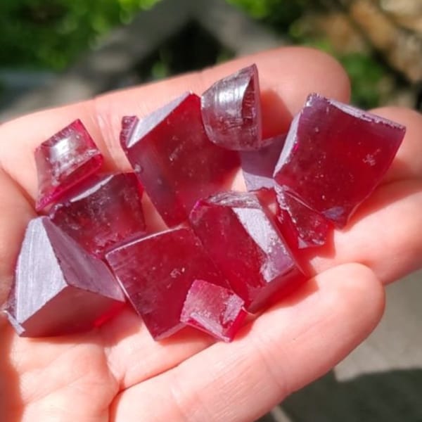 Synthetic Ruby Etsy