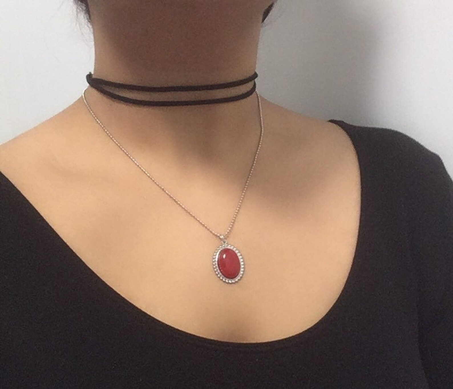 Rachel Roth Inspired Raven Necklace Titans Raven Choker Etsy