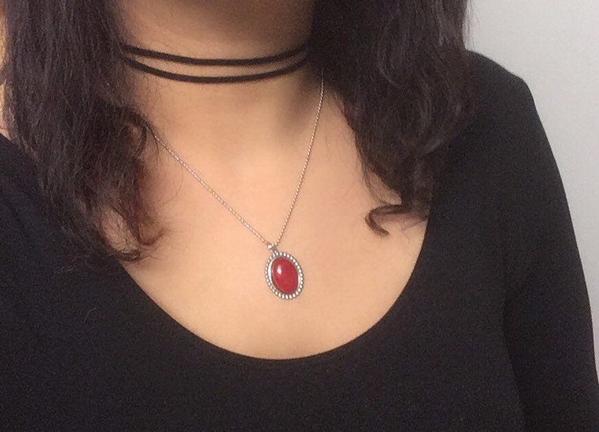 Rachel Roth Inspired Raven Necklace 