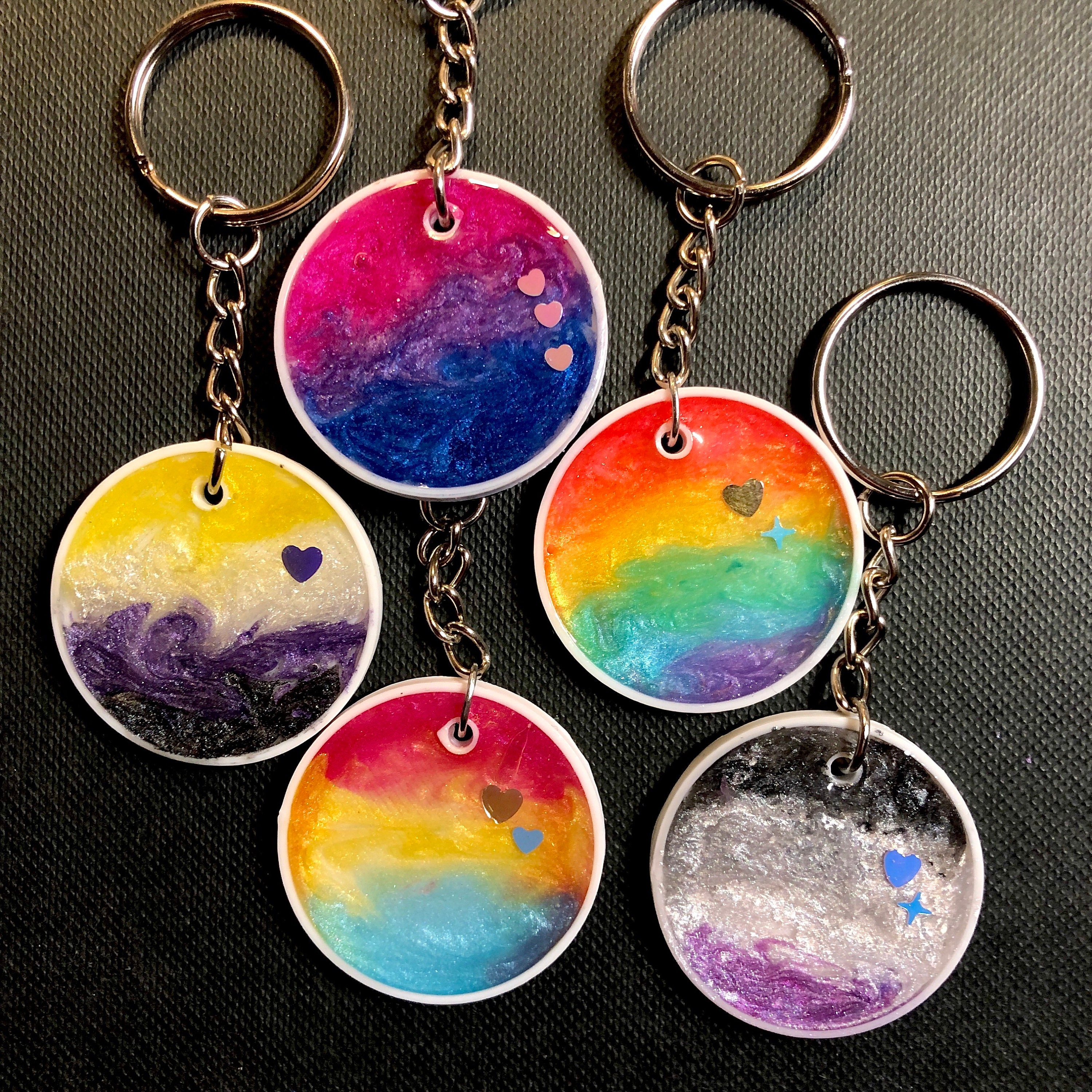 LGBTQ Keychain/Pendant "Pride Flags"