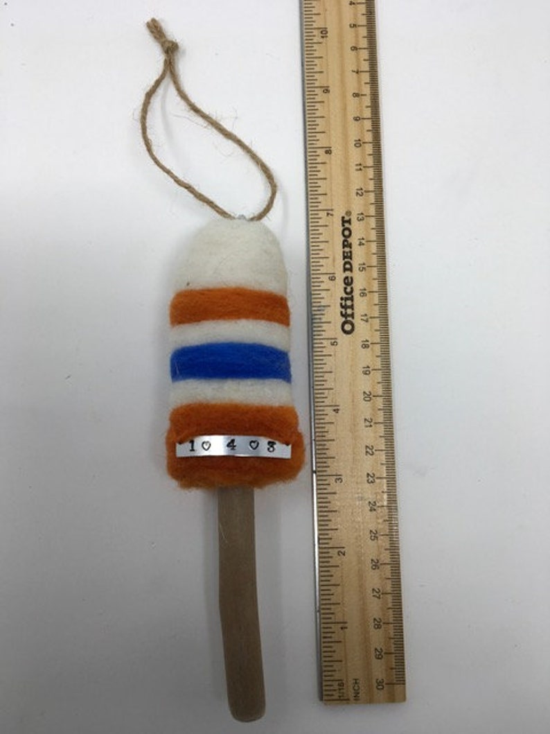 143 Minot Lighthouse Hanging Needle Felted Buoy 100/% Wool I Love You Scituate MA FREE SHIPPING.