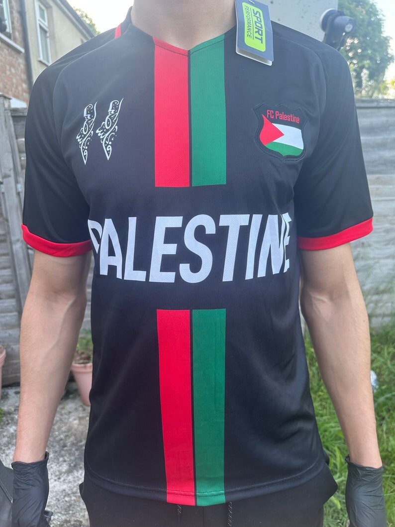 Palestine Football Shirt black - Etsy