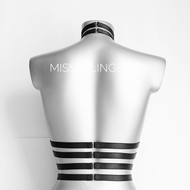 Harness lingerie Body harness Shibari top Erotic lingerie | Etsy