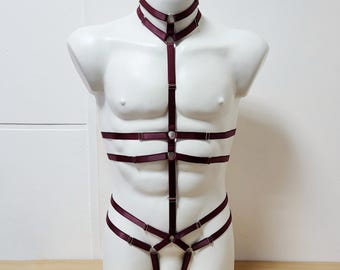 Mens lingerie harness men full body, Jockstraps for men bodysuit, Chest men's harness, Gay harness, Rave outfit festival clothes