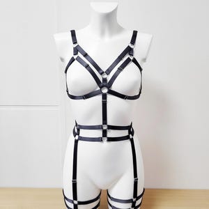 Harness woman outfit, Chest harness for women, Top harness belt, Harness lingeries, Fullbody harness, Waist belt, Fetish harness underwear
