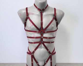 Mens lingerie harness men full body, Jockstraps for men bodysuit, Chest men's harness, Gay harness, Rave outfit festival clothing