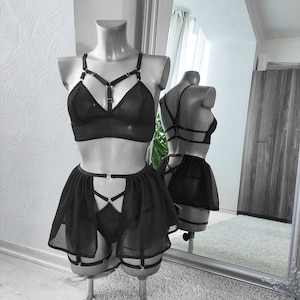 Etsy sheer skirt discount