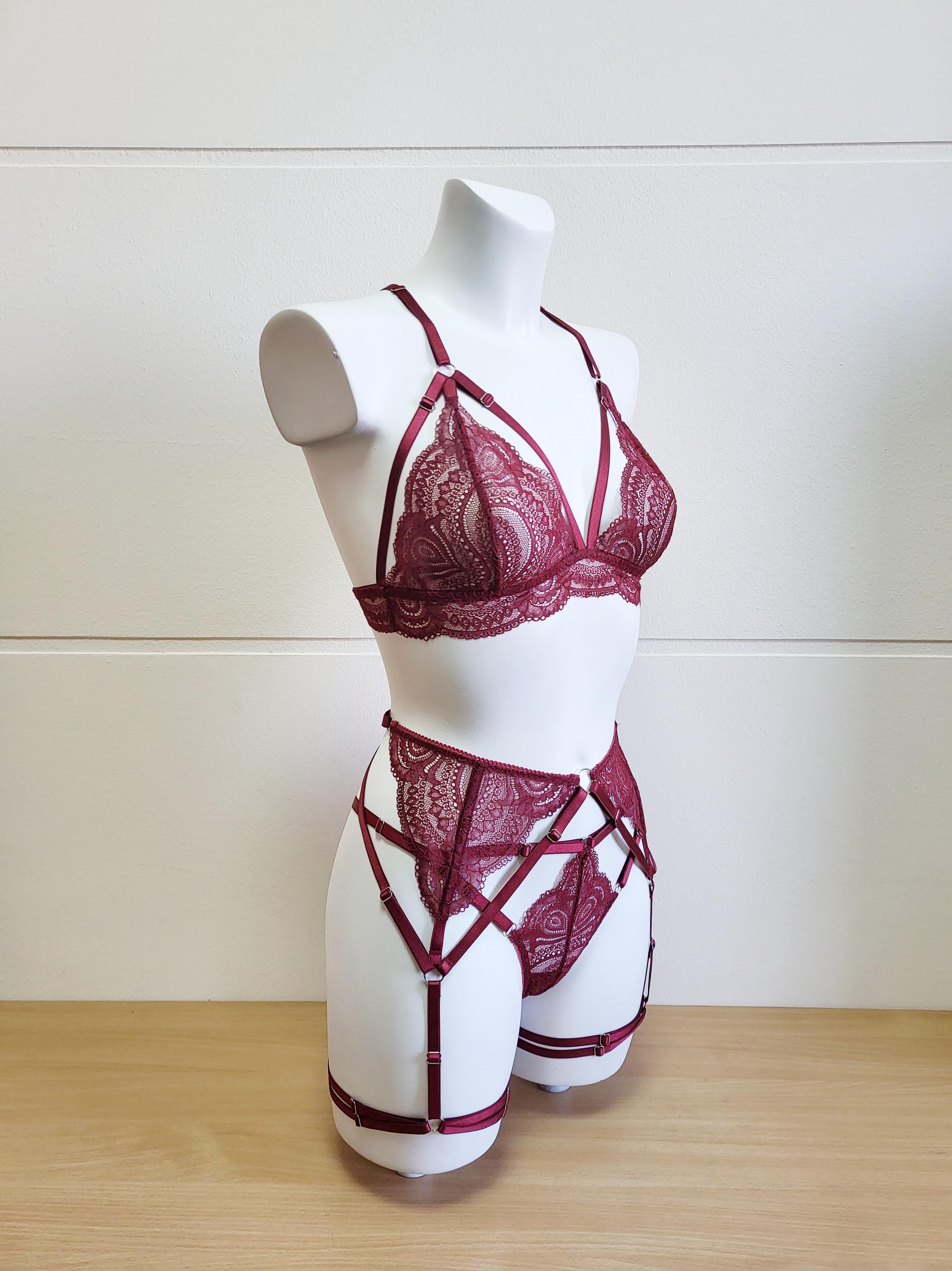 USA Vintage flower lace lingerie dress♡ Pink Floral Silky Maxi Dress - Vintage Sexy Pink Flowers