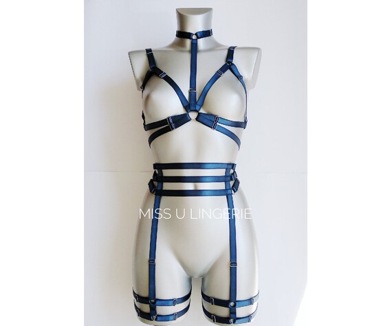 blue lingerie set