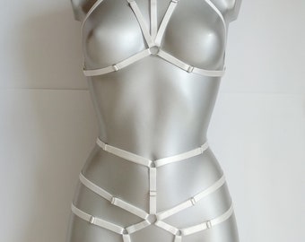 Harness for women full body, Handmade lingerie set Katniss
