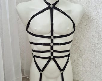 Harnais de lingerie pour homme, body jockstraps pour homme, harnais torse pour homme, harnais gay, vêtements de festival tenue rave