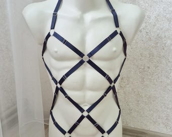 Mens lingerie harness men full body, Jockstraps for men bodysuit, Chest men's harness, Gay harness, Rave outfit festival clothing