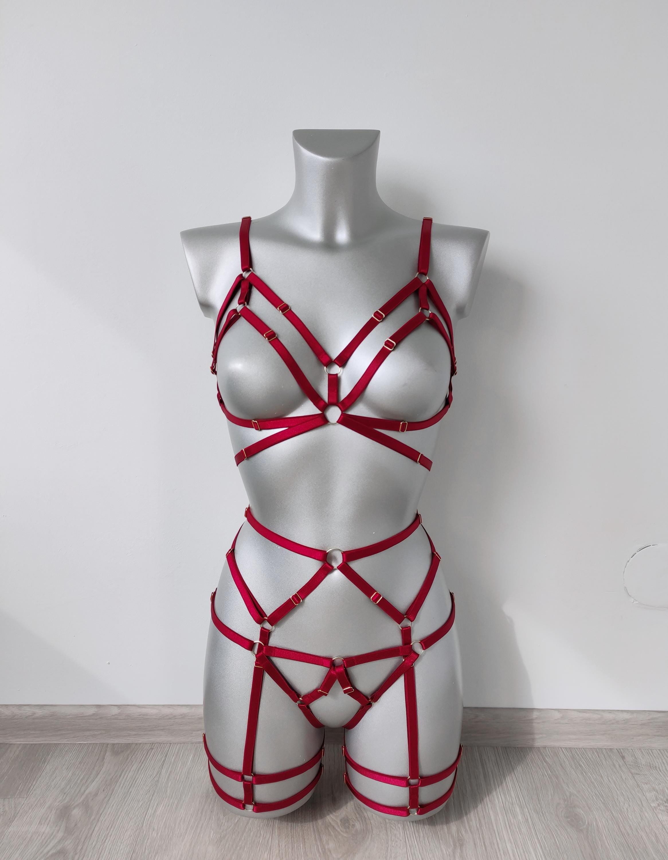 Harness for Women Full Body, Handmade Lingerie Set Fulla - Etsy Harness for Women Full Body, Handmade Lingerie Set Fulla - Etsy