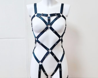 Harness woman outfit, Chest harness for women, Top harness belt, Harness lingeries, Fullbody harness, Waist belt, Harness bodysuit