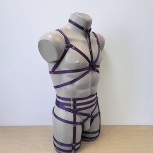 Herren elastischer Harness, Cosplay Mann Kostüm, Jockstraps für Männer, Rave Festival Brust Herren Harness, Gay Harness, Body Lingerie Harness