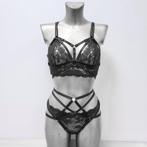buckle garter belt Bra Panty Sets for Women in Pakistan Online main image 1