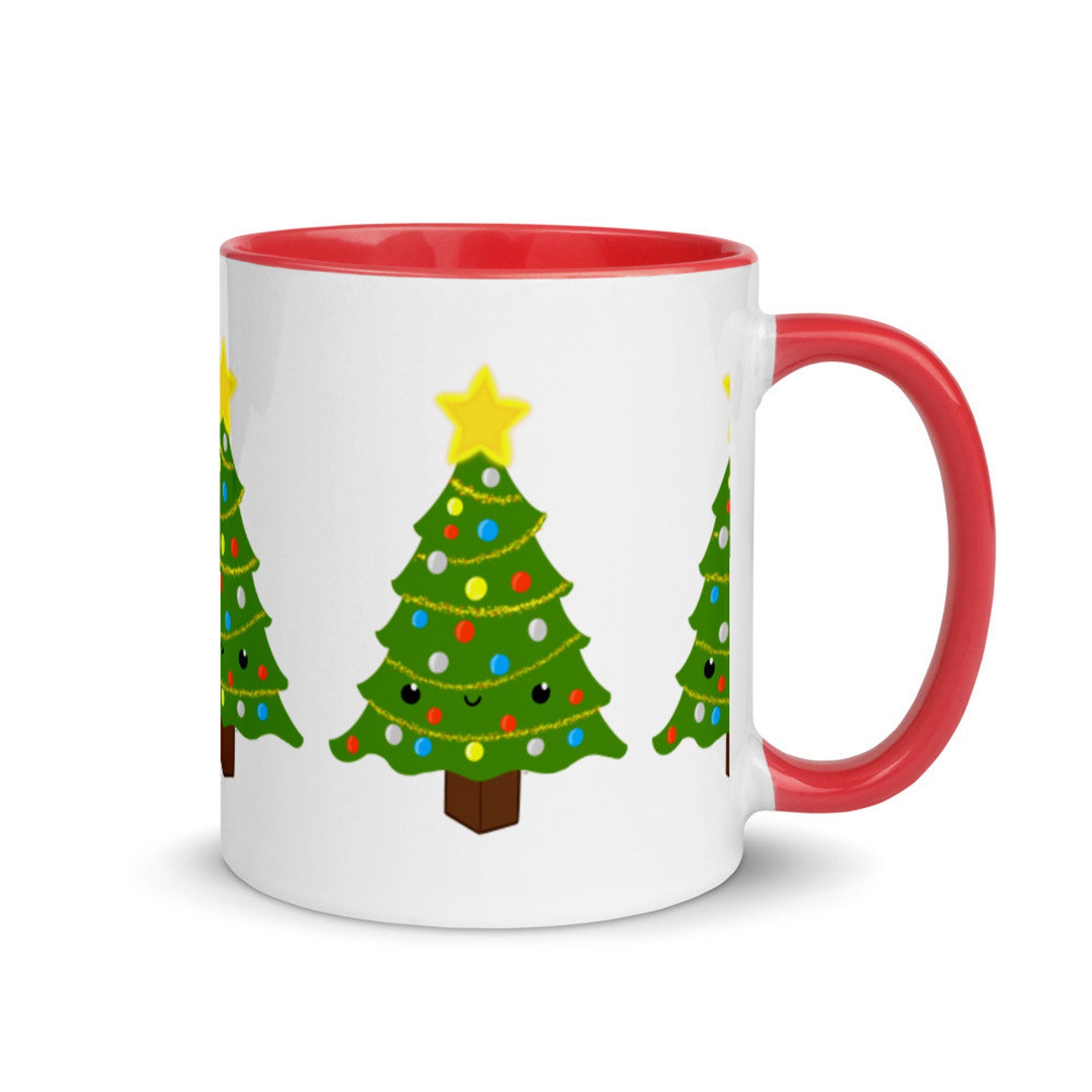 Christmas Tree Mug Cute Christmas Mug Stocking Stuffer Etsy