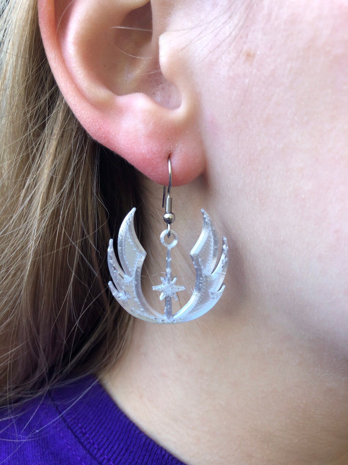 Star Wars Earrings Set Star Wars Earrings Rebel Jedi Etsy