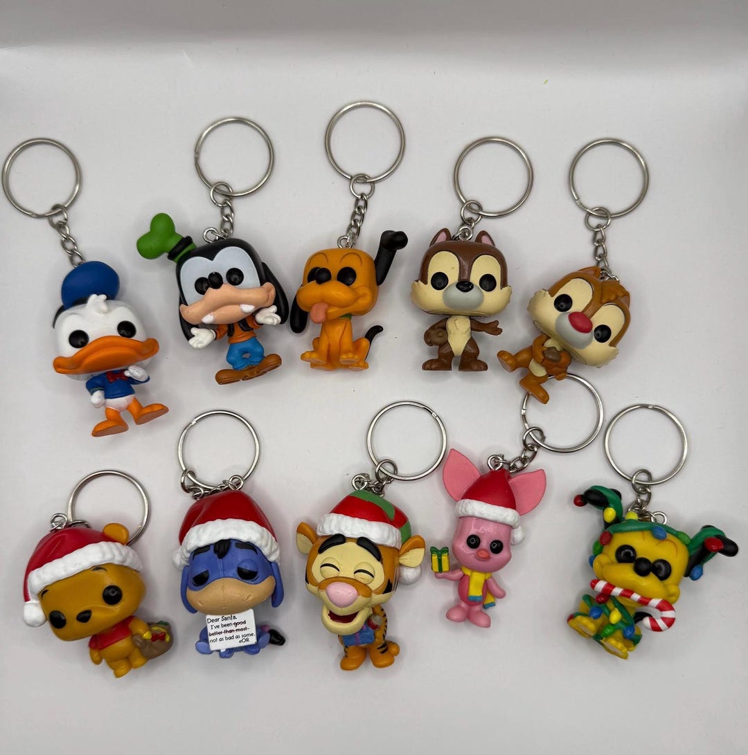 Pop Key Rings Disney Funko Pop Keychains - Etsy