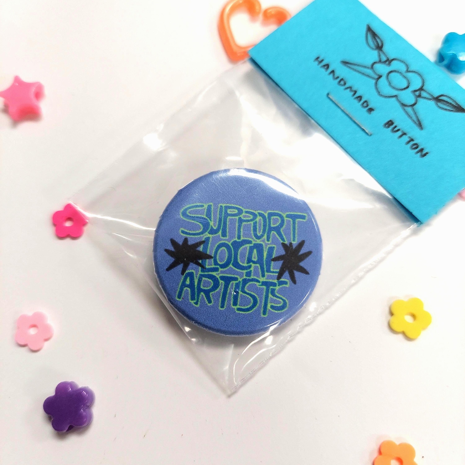Support Local Button Support Local Artists Button - Etsy
