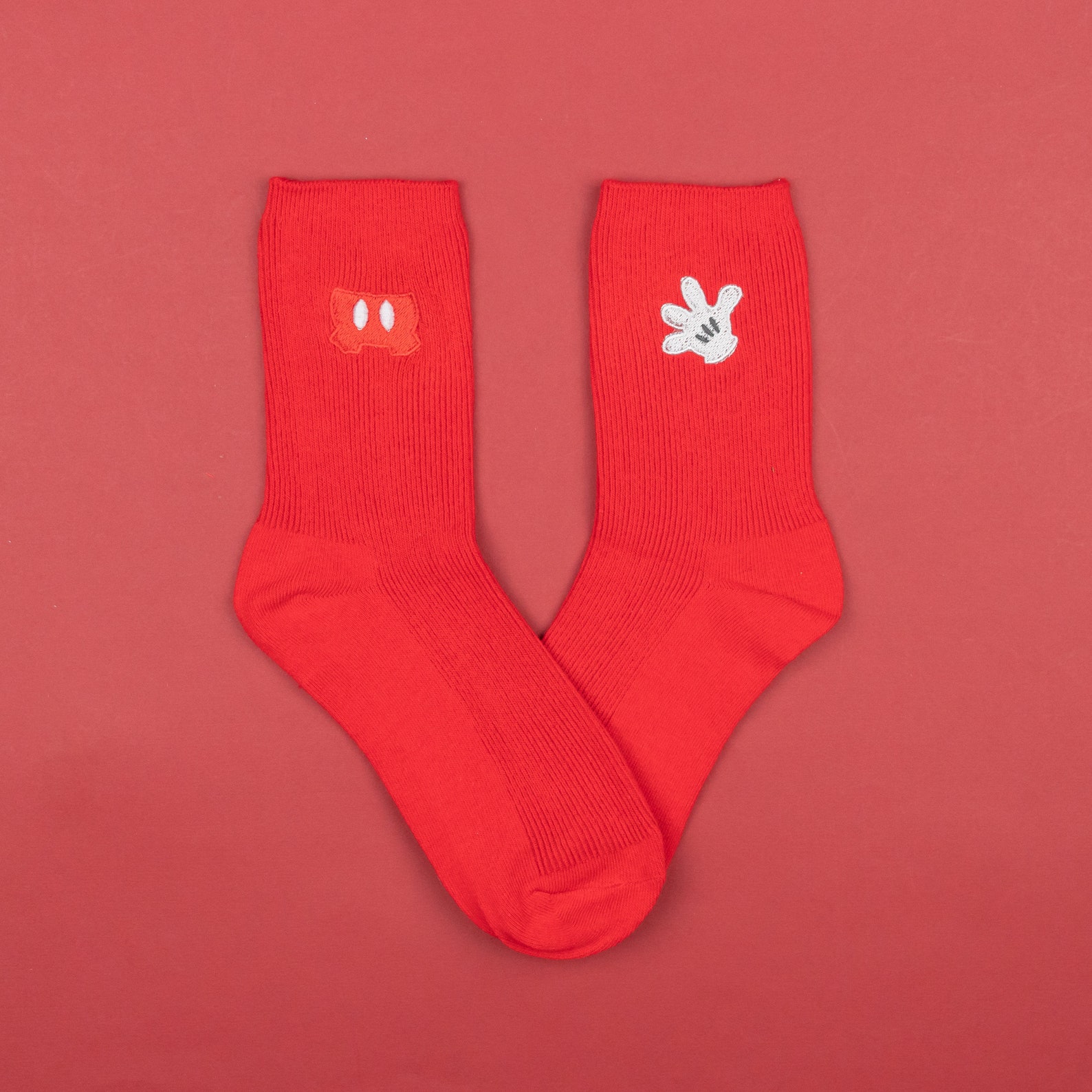 Klassische Maus Bestickte Socken Etsy.de