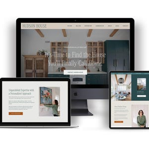 Showit Website Template for Realtors, Real Estate Agents, Interior Designers. Showit Template. Website Template Luxury. Website Template.