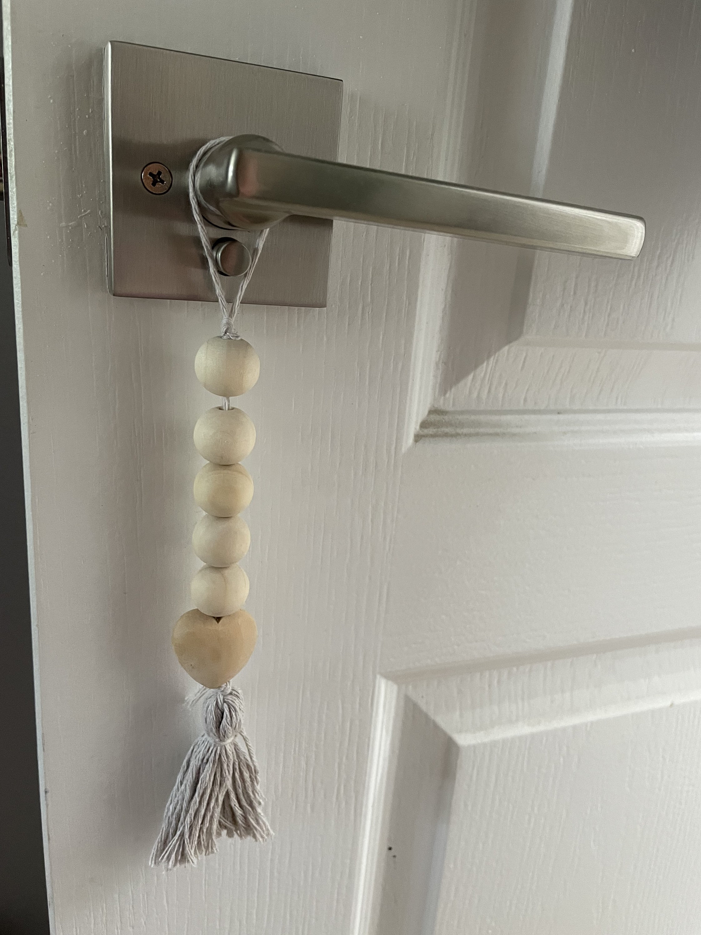 Wood Door Knob Hanging Decor Etsy