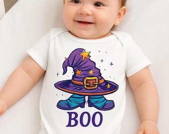 Paquete PNG de sombrero de bruja: 3 diseños de imágenes prediseñadas de Halloween: solo sombrero, sombrero con botas, sombrero con abucheo / PNG transparentes / Descarga instantánea