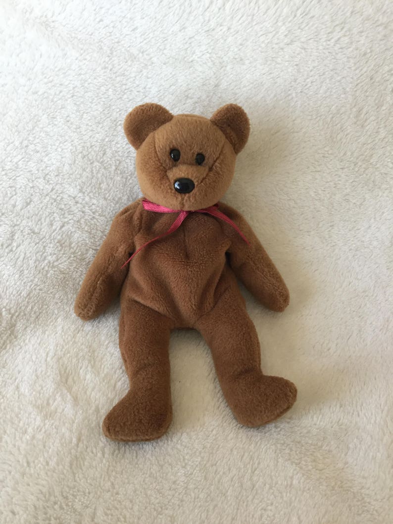 Rare TEDDY The Bear Style 4050 Beanie Baby from 1993 Etsy