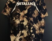 White Acid Washed Metallica