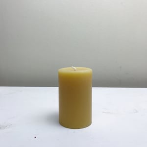 Small PURE Beeswax Candle