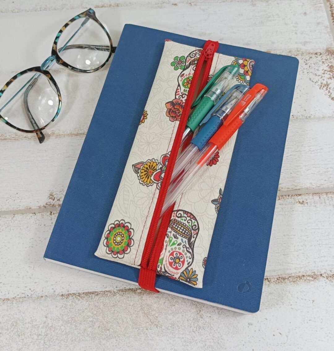 Elastic Pencil Case A5 Notebook Pencil Case Bullet Pencil Etsy