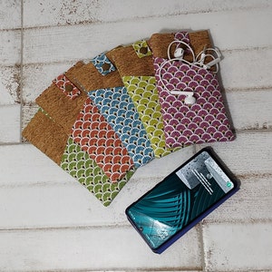 Funda tipo bolsa para celular
