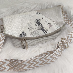Sac besace à rabat