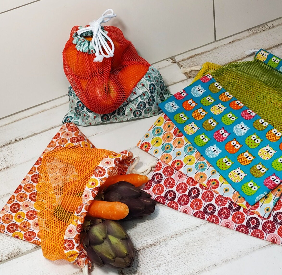 Lot Sac Filet à Vrac Lot de 2